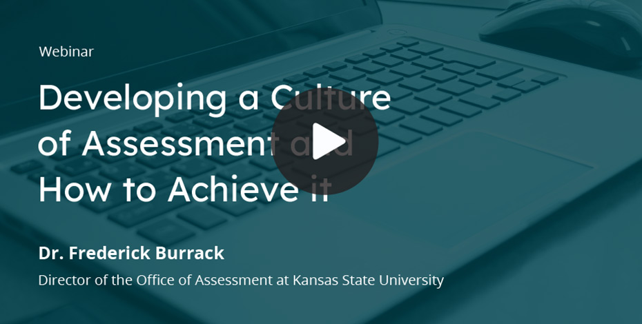 Culture of Assessment Webinar